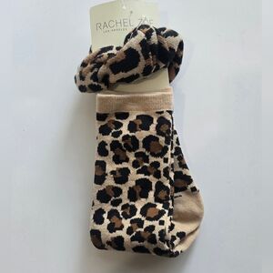 Rachel Zoe Kids Leopard Pattern Socks and Scrunchie Set